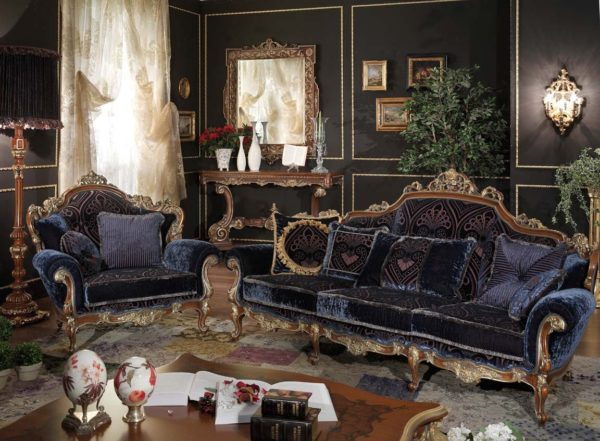 мягкая мебель в стиле барокко